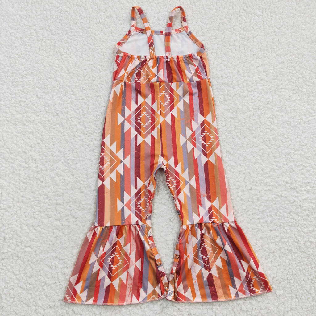 aztec striped jumpsuit western kids clothing