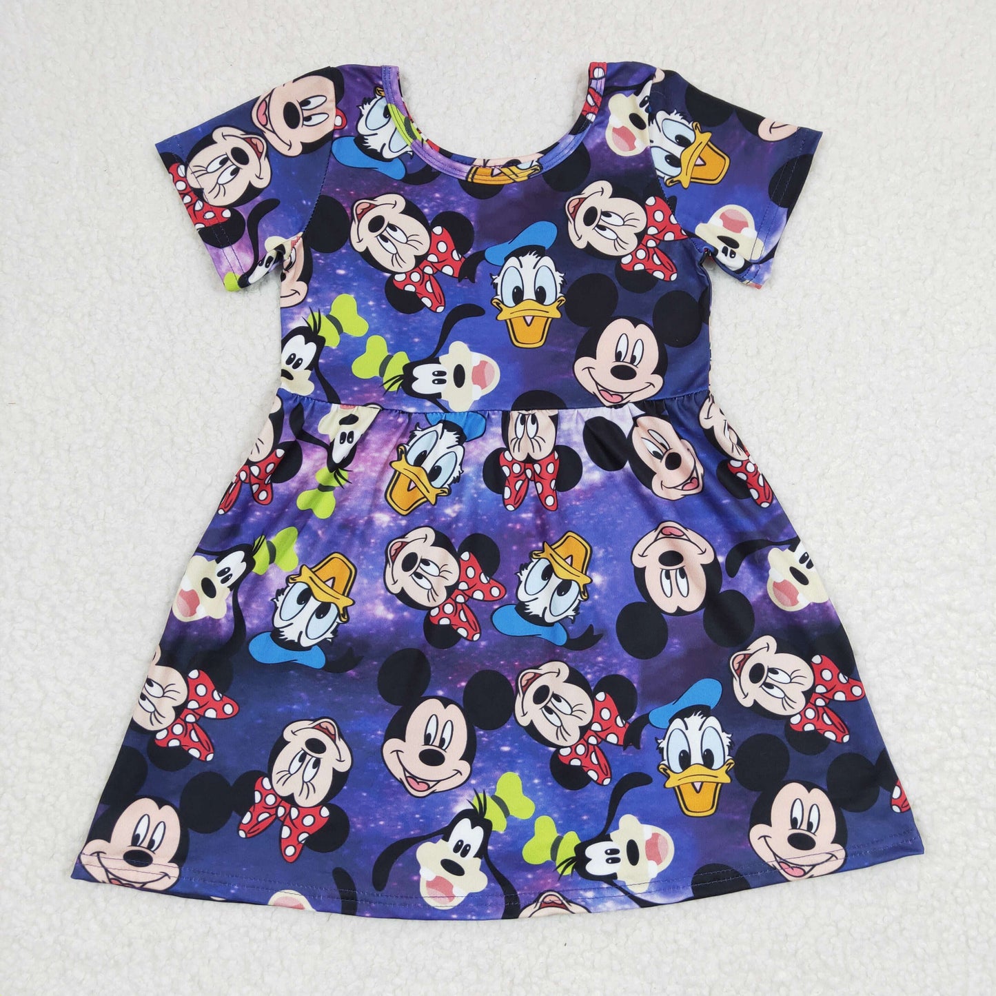 short sleeve character dress
