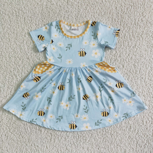 kids clothing dress honey bee