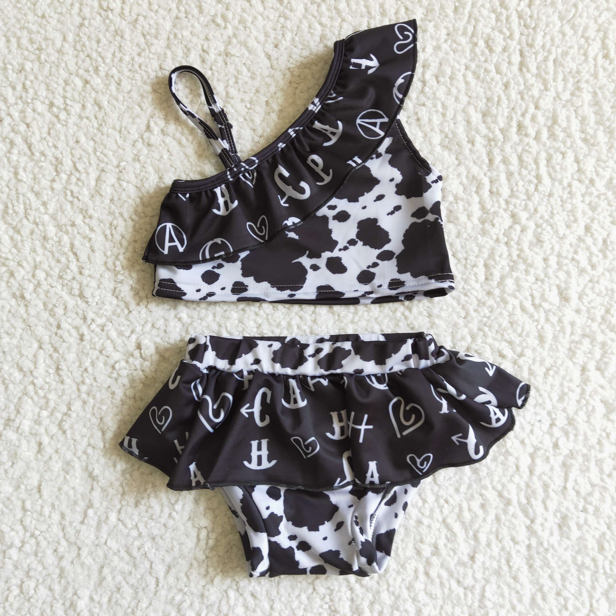 girl's 2pcs swimsuit swimwear for summer