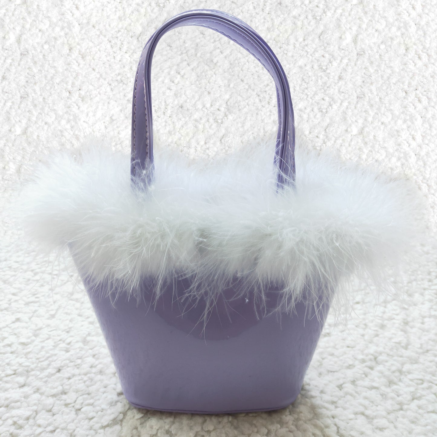 Eatser purple leather handbag