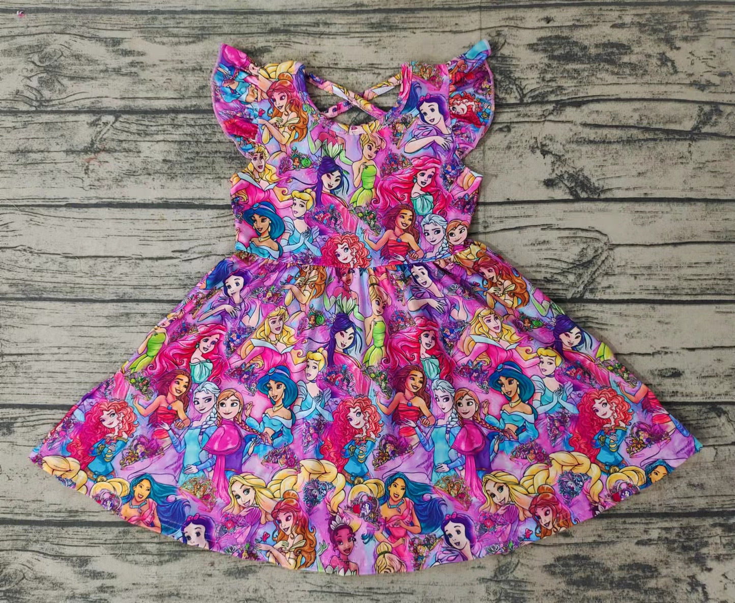 summer baby girl's clothing dress vibrant princess