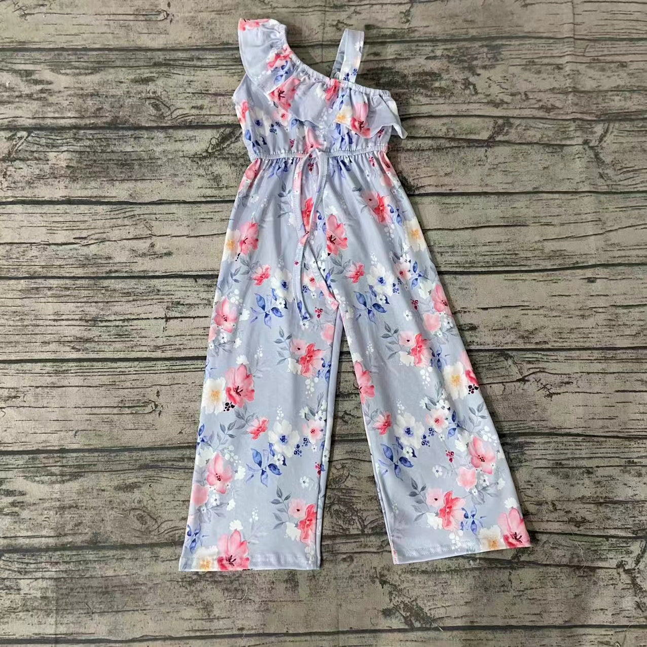 girl's clothing floral jumpsuit summer clothes