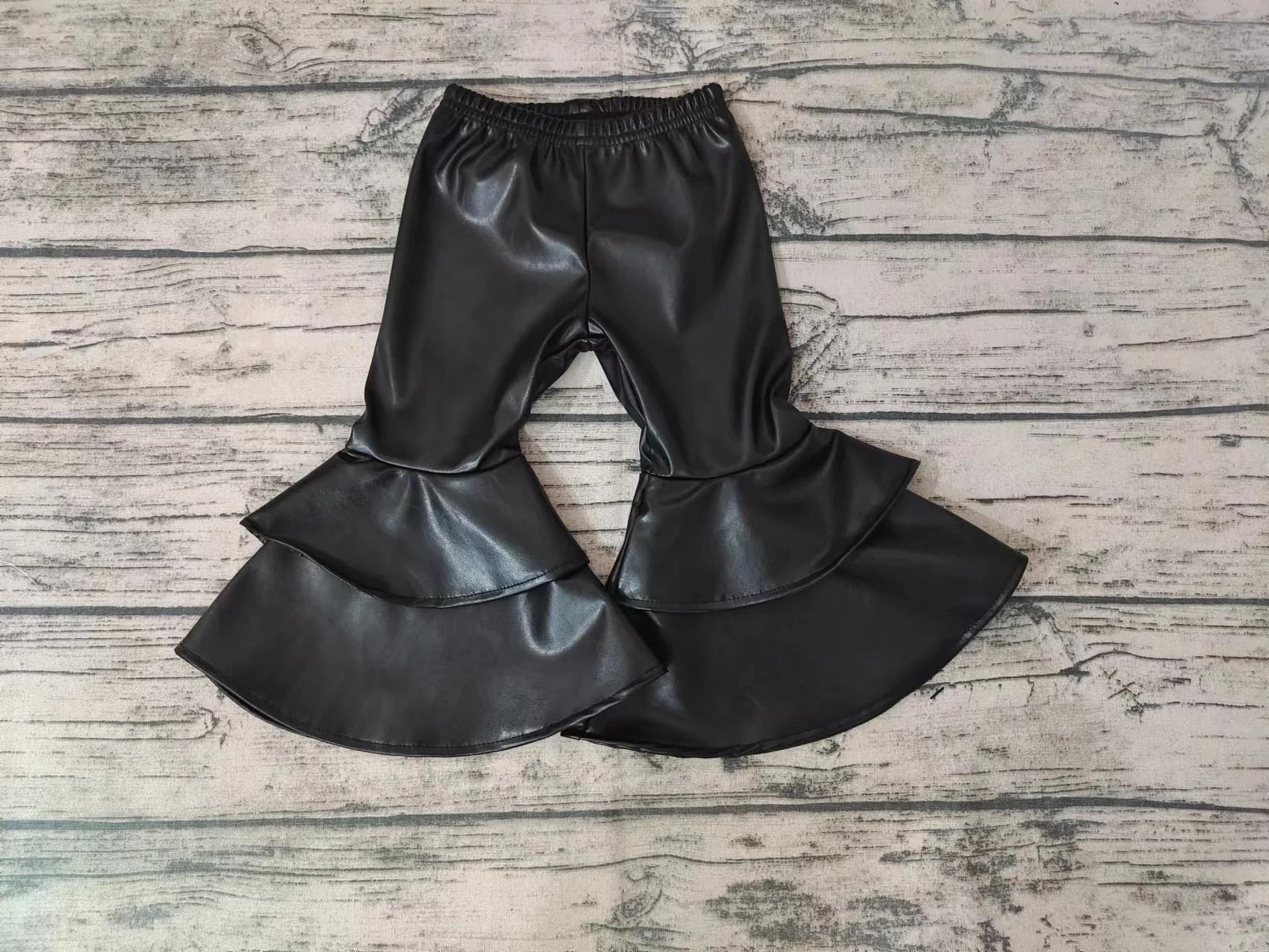 black leather pants
