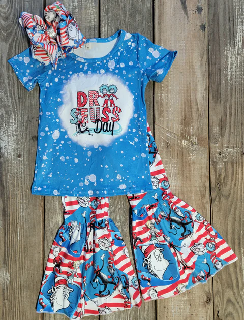 girl outfit blue dr seuss