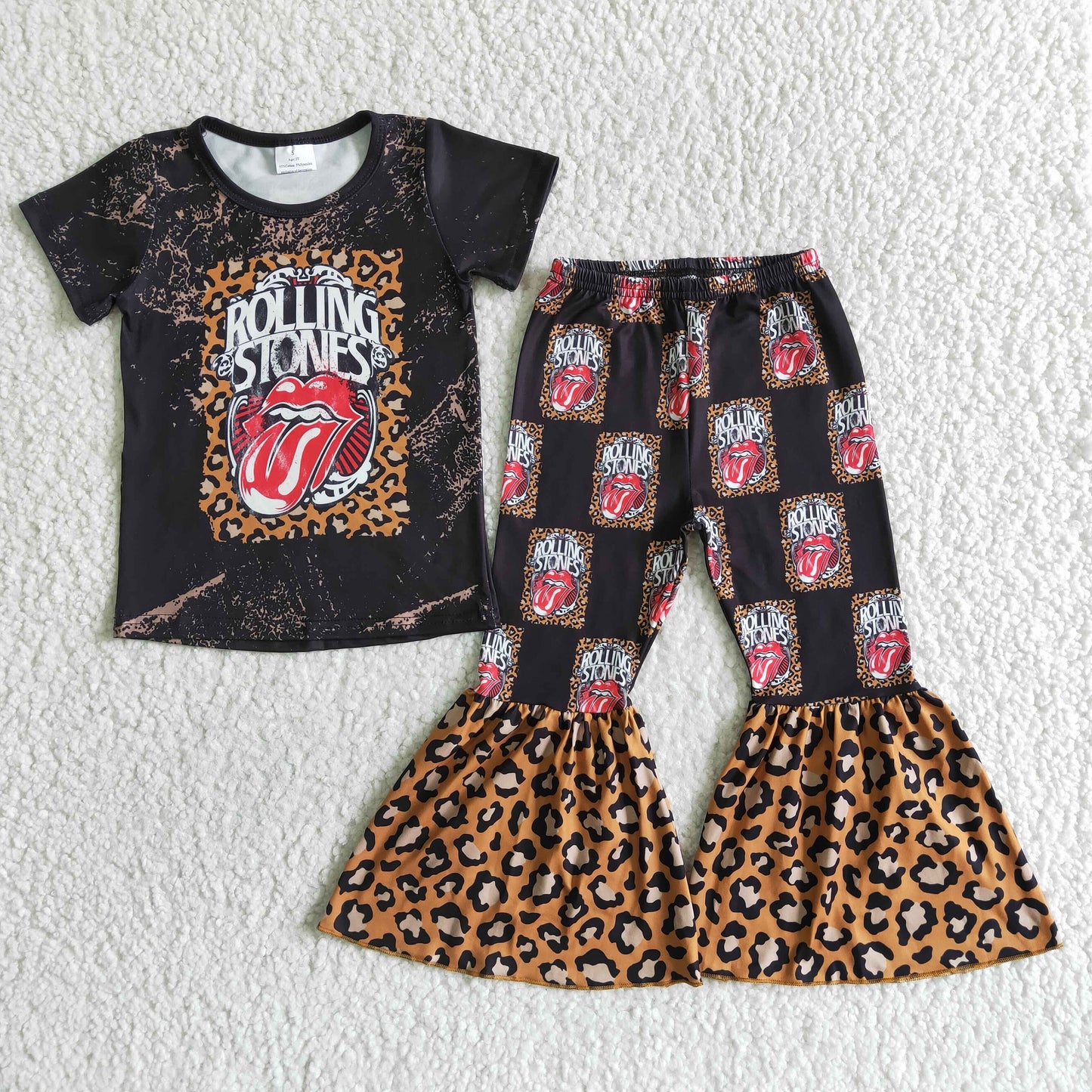 girl’s outfit rolling pants set clothing