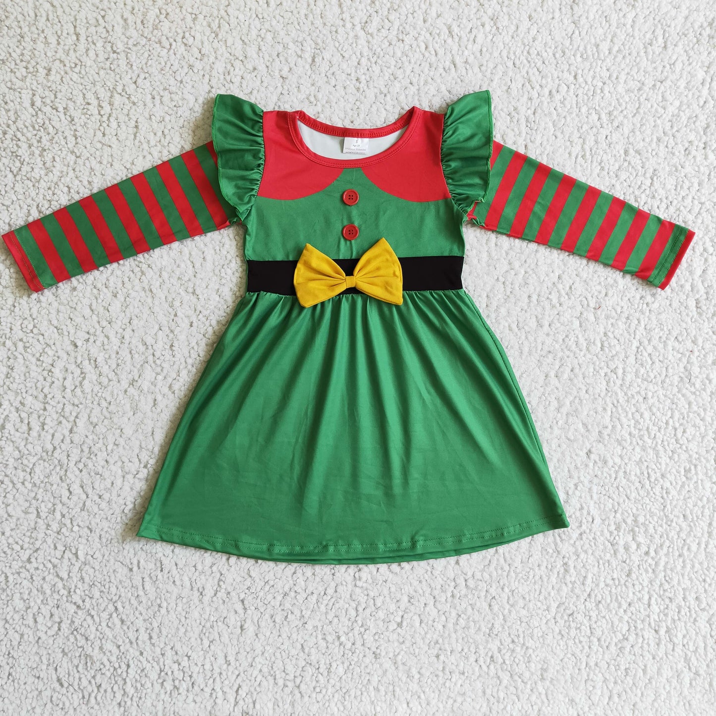 red green stripe dress for christmas