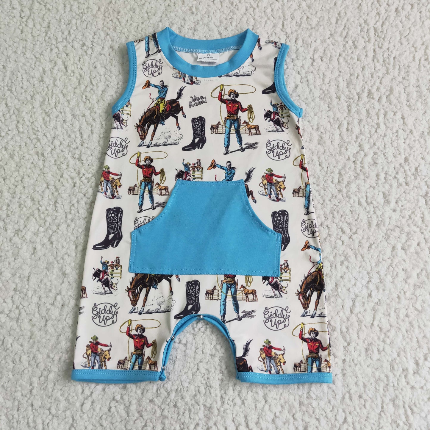 sleeveless romper boy infant clothes