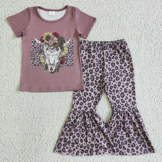 western cow leopard girl’s clothing