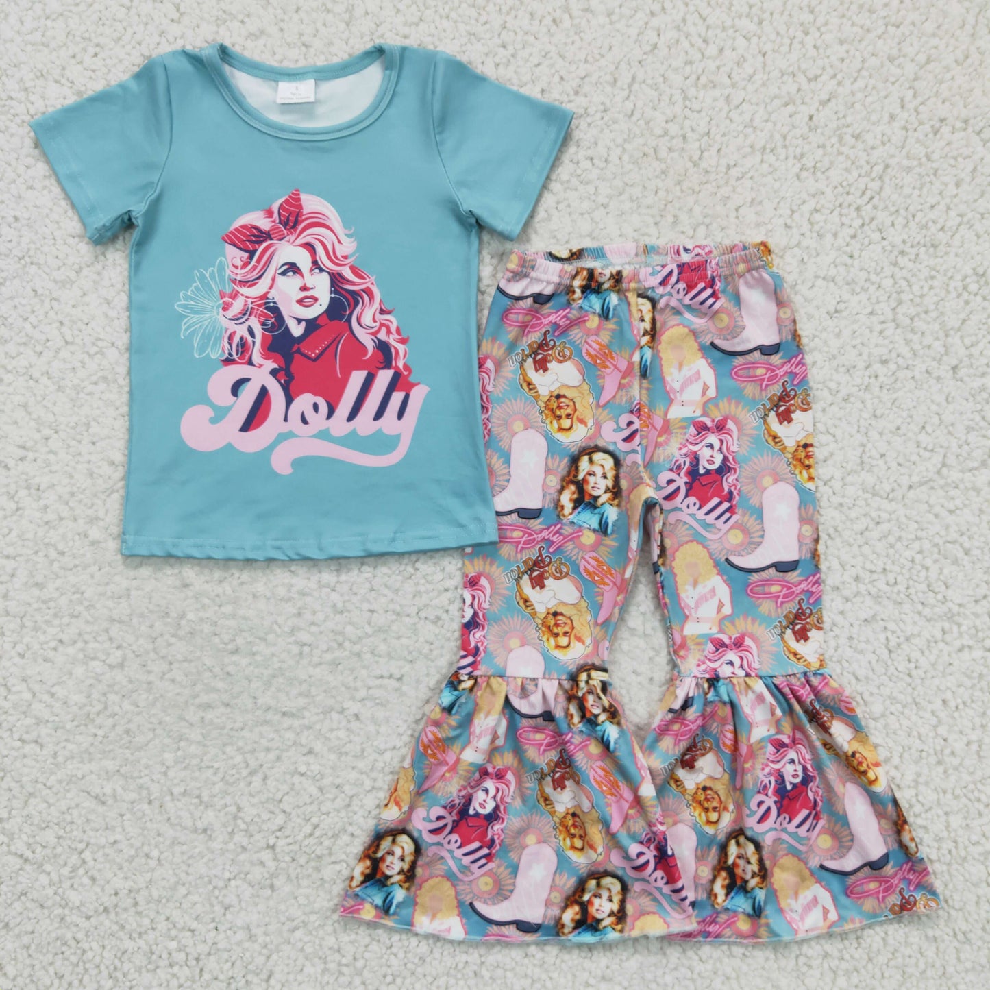 girl cute dolly bells clothing set