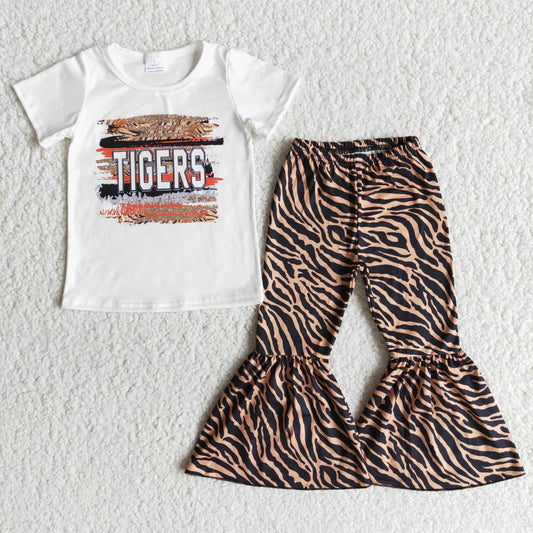 tiger cheetah bells outfit girls clothing