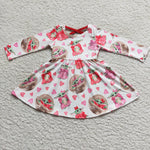 Yoda Heart Dress for Valentines Girls Clothing