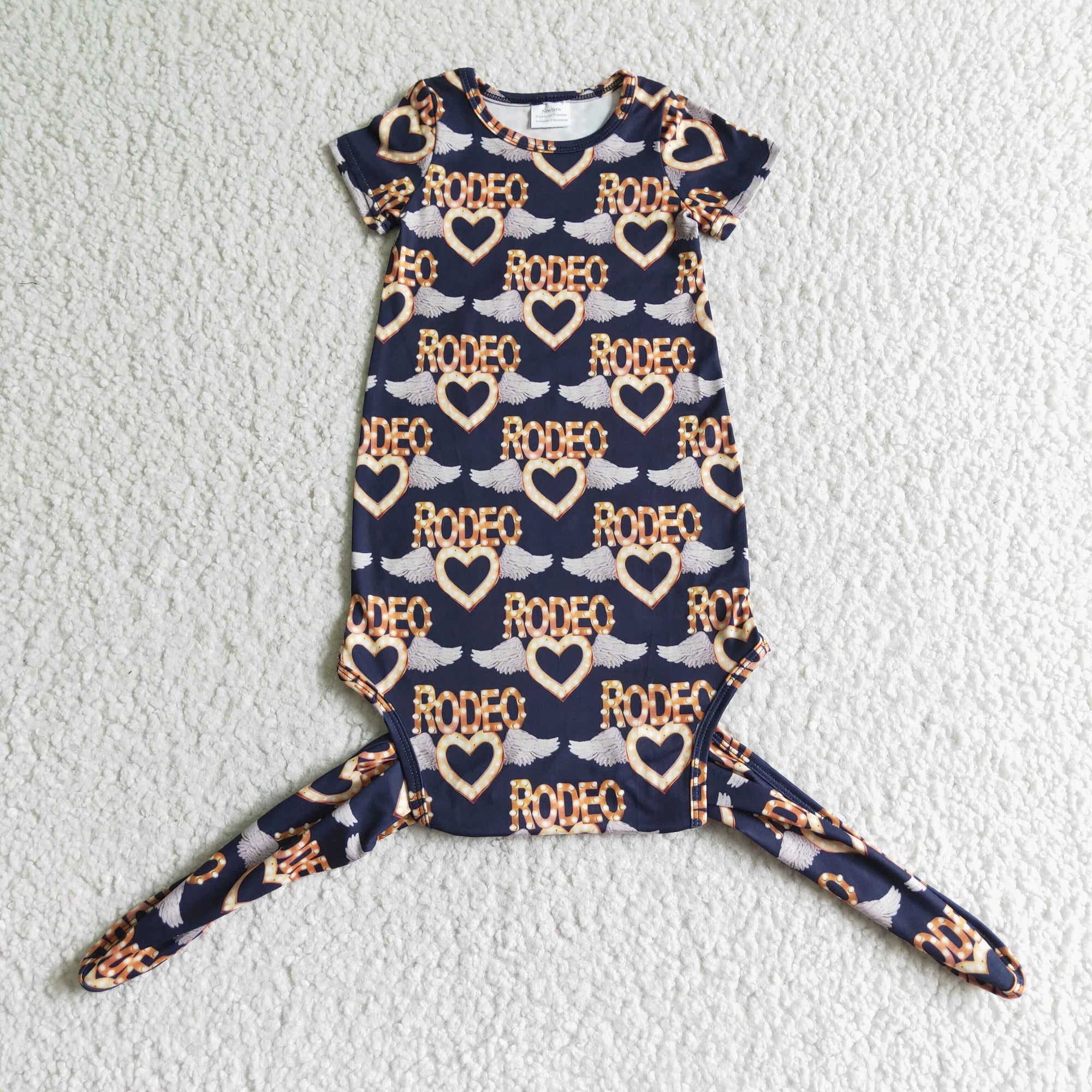 newborn nightgown sleepwear rodeo