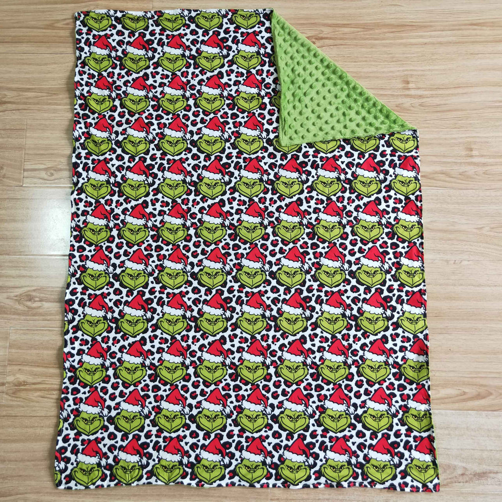 Red and Green Blanket for Christmas